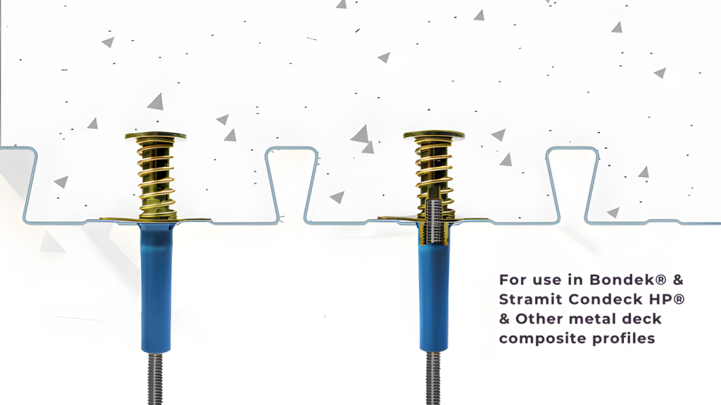 Blue Banger Hanger - Multi Thread Steel Deck Inserts - Total ...